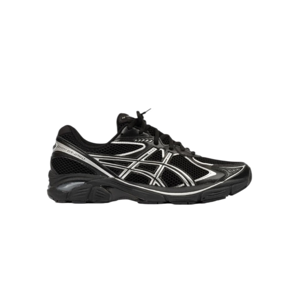 ASICS GT-2160 BLACK SILVER SIZE 5.5
